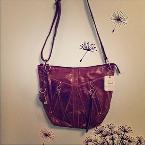 Genuine Leather FOSSIL Monika Crossbody